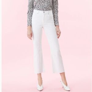 Rebecca Taylor La Vie Ines Kickboot Crop Jeans